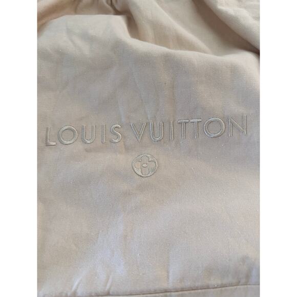 Louis Vuitton White 100% Cotton Drawstring Dust Bag - Picture 3 of 6